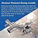 Engine Coolant Housing Water Outlet Aluminum with Hoses - Repalcement for Chevy Cruze, Sonic, Trax and Buick Encore 1.4L - Replaces 25193922, 13251447 and More