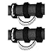 Bartact TAOGHUPBW - Universal Paracord Grab Handles (PAIR) - Made in USA - BLACK/WHITE