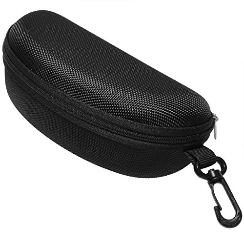 BIRCH’s Portable Zipper Eye Glasses Sunglasses Hard Case Protector (2 Pack)