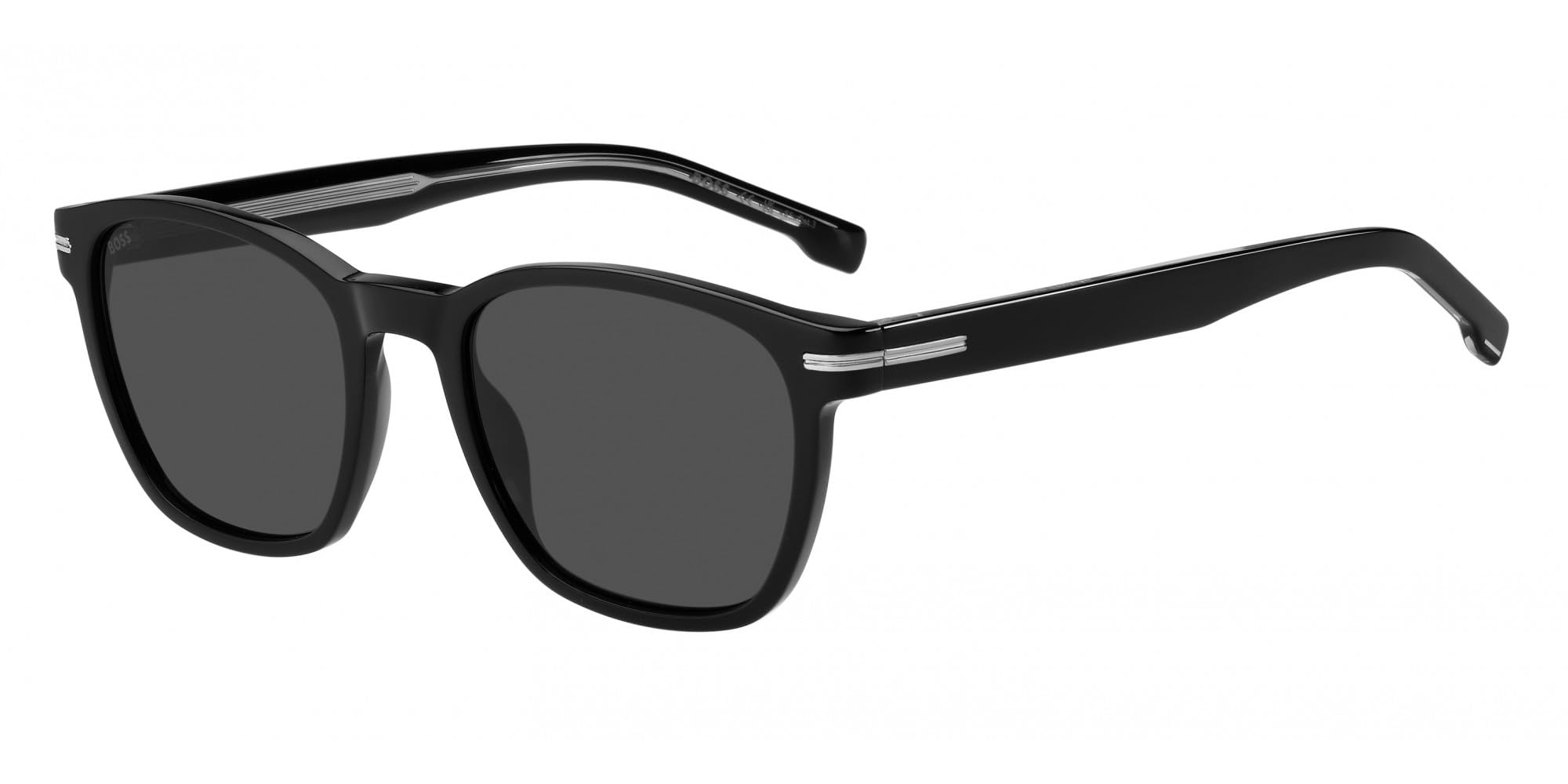 Hugo Boss Men's Black/Grey Boss 1505/S 807/Ir Man Sunglasses Bio-Cecid Squared