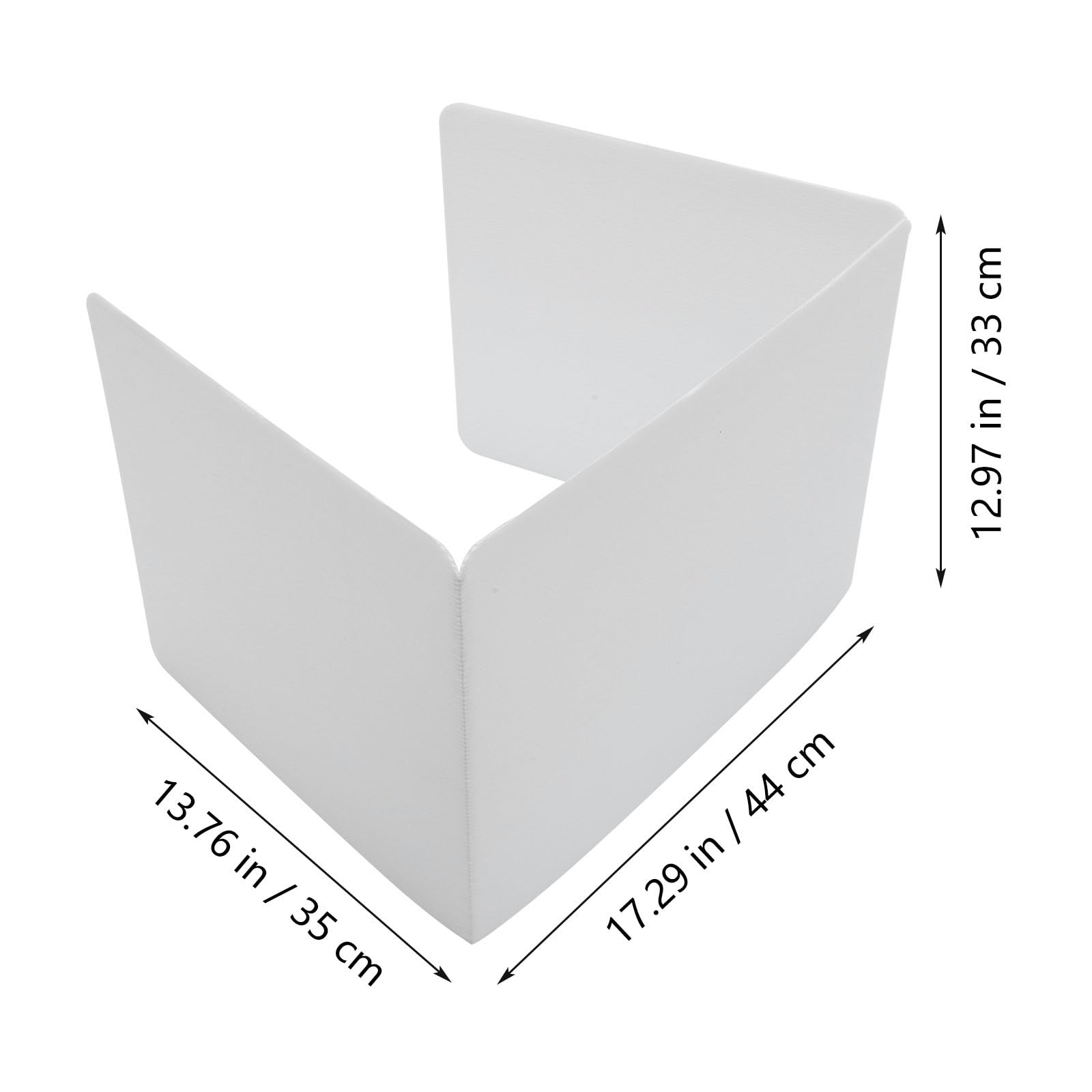 2 divisori da scrivania per studenti, in plastica, portatili, 41,9 x 30 x 1 cm, facili da riporre, ideali per personale scolastico e studenti