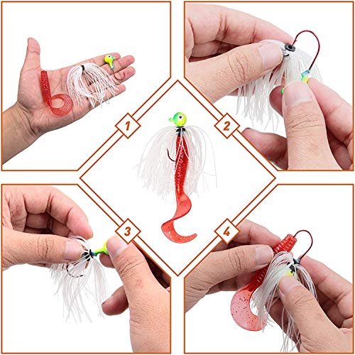 Silicone Jig Skirts Spinnerbait Replacement Skirt, 6/18/30 Bundles Diy Fishing Jig Lures 50 Strands Rubber Bait Spinnerbaits Buzzbaits Spoon Blade Squid Jig Replacement Skirt Fly Tying Material #TOP3