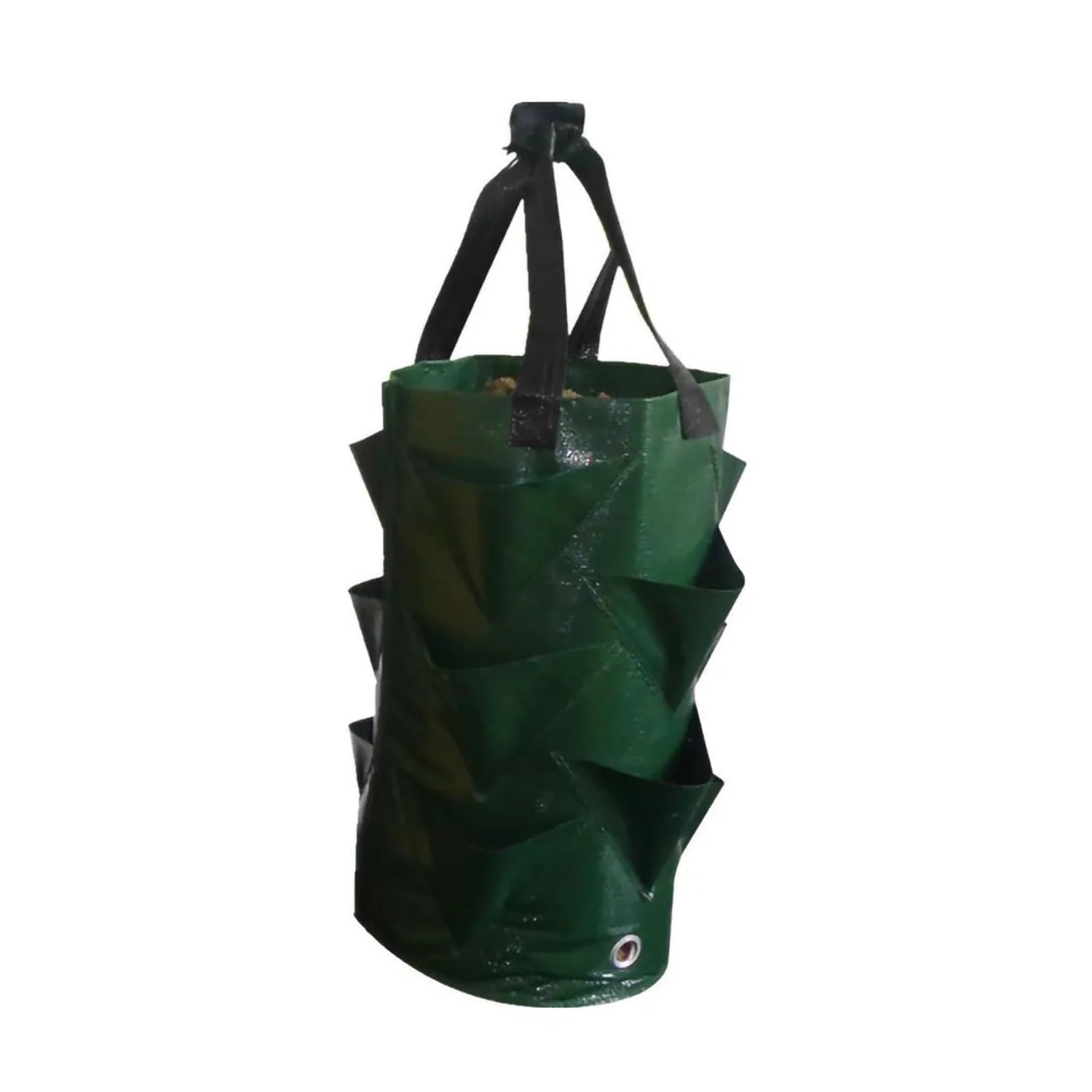 HWJFDC Potato Growing Bags Reusable Planter Pot PE Growing Bags For Vegetable Flower Outdoor Planting Bag Hanging Strawberry Potato(Green)