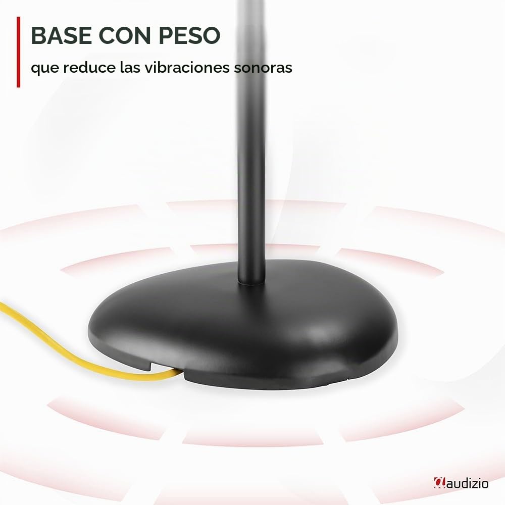 Audizio HTS12 Soportes de Suelo para Altavoz satélite Juego de 2
