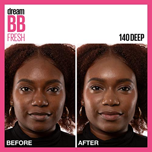 Image of MAYBELLINE Dream Fresh Skin Hydrating BB Cream, 8-in-1 Skin Perfecting Beauty Balm With Broad Spectrum Spf 30, Sheer Tint Coverage, Oil-Free, Deep, 1 Fl Oz