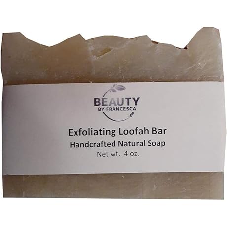 Handmade Loofah Soap Bar and Exfoliating Soap