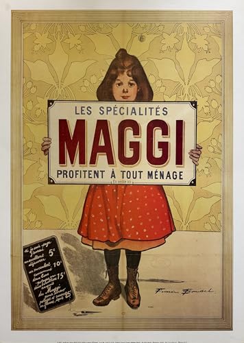 Générique Maggi Spécialités affiche poster de taille 50x70 cm