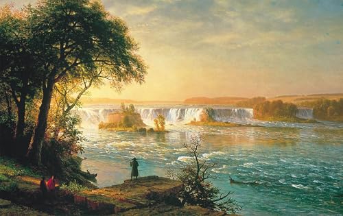 Tableau Murale Albert Bierstadt 60x90cm Les Chutes de Saint