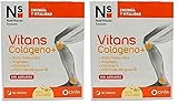 N+S VITANS COLAGENO+ VAINILLA 30 SOBRES PARA2, blanco (Paquete de 2)