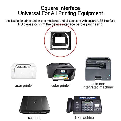 Ancheyn Yazıcı Printer USB Ara Bağlantı Kablosu USB 2.0 Yüksek Hız 5 Metre 4913