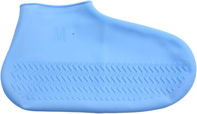 Cubrezapatos de silicona para ciclismo reutilizables impermeables L gris miniatura 3