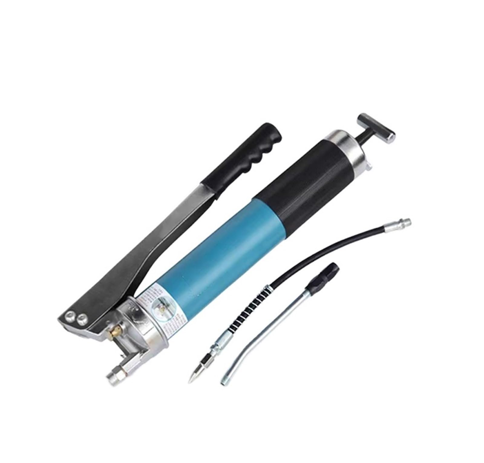 Pistola engrasadora con empuñadura de Pistola de Servicio Pesado Pistola de Mantequilla de Alta presión de Engranajes, Herramienta de Grasa más Grande de Capacidad Conveniente, 900CC