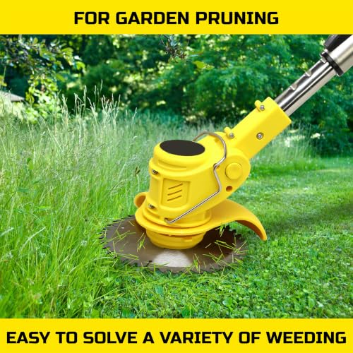 Image of GCGT-20 20V Cordless Brush Cutter & Grass Trimmer | 6000 RPM | 2 x 2.0Ah Batteries | Adjustable Length Shaft with Rotating Head | Blades & Circular Saw Blade Included
