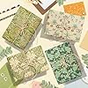 12 Sheets William Morris Floral Wrapping Paper Set 6 Greenery Floral Vines Designs, Retro Floral Greenery Gift Wrap William Morris Folded Flat Art Paper for DIY Crafts Birthday Party Favors Supplies,20x27in #4
