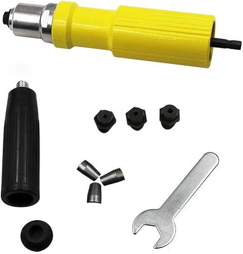 Miniatura 3 de Remache eléctrico 0.094 in-0.189 in remache accesorio tuerca pistola remachadora herramienta adaptador taladro kit inserto mano accesorios de