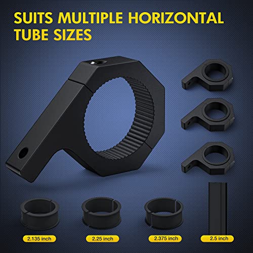 Image of Nilight 2PCS Roll Bar Clamps Mounting Brackets LED Light Mount Clamps Tube Light Mounts Fit on 2.135 inch 2.25 inch 2.375 inch 2.5 inch Bull Bars Roof Racks Roll Cages for ATV UTV Truck