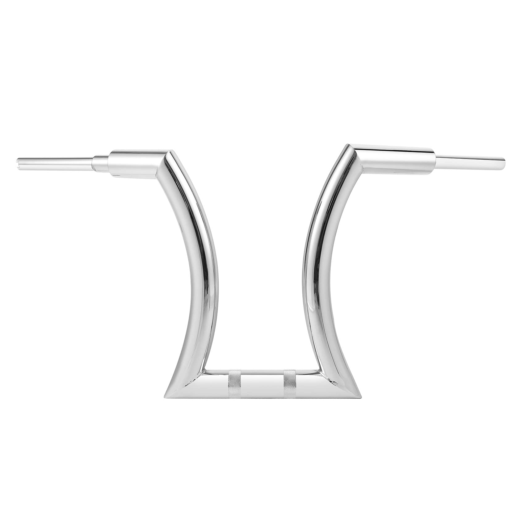 TCT-MOTORPARTS Chrome 18" Rise 2'' Hanger Handle Bar Fit For Harley Softail Touring Road King