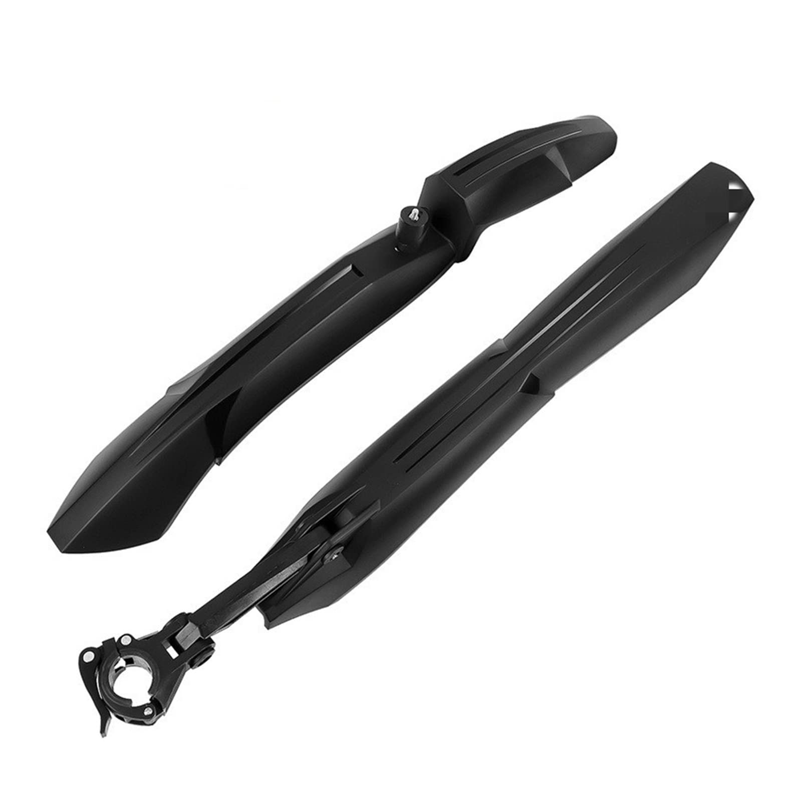 Juego de guardabarros para bicicleta, guardabarros, bicicleta de montaña ajustable portátil delantera y trasera, guardabarros para bicicleta, guardabarros delantero y trasero compatible con guardaba