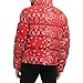Levi's mens Levi's Men's Bubble Puffer COAT, Red Bandana, Medium US