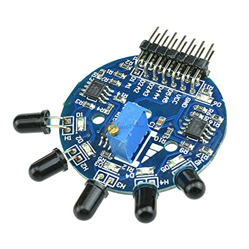 5 Way Flame Sensor Module Digital Analog Signal Dual Output Fire ...