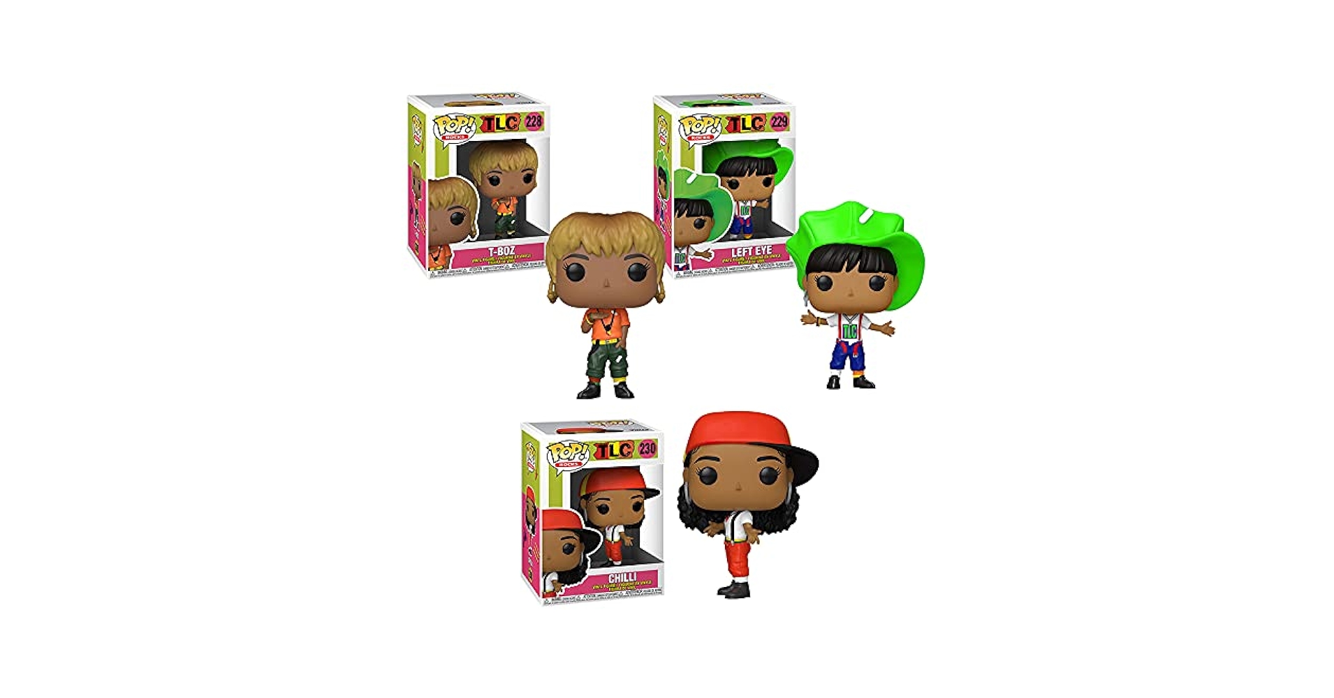ファンコ ポップ 『TLC』3体セット　Funko Pop! Music: TL Amazon.com: Funko POP! Albums Deluxe: TLC - Oooh on The TLC