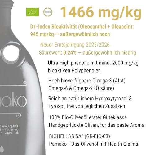 Pamako Aceite de Oliva Virgen Extra 250 ml miniatura 5