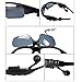 Elinka Wireless Music Bluetooth Sunglasses Headset Headphone with Stereo Handsfree for iPhone 5S 6 Plus, Samsung Galaxy S3 S4 S5, HTC, LG and All Smart Phones or PC Tablets+Replaceable 3 Pair Lens