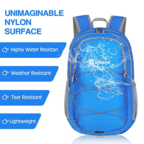 Image of ZOMAKE Ultra Lightweight Hiking Backpack 28L, Packable Small Backpacks Water Resistant Daypack for Women Men(Dark blue)