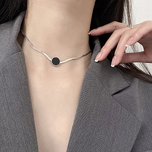 Collier chaîne de clavicule courte en argent TABOJS : le cadeau idéal pour elle