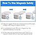 255PCS Small Strong Magnet, Neodymium Disc Magnets Heavy Duty,7 Different Sizes,Rare Earth Magnets Round Small Refrigerator Magnet for Crafts Whiteboard Kitchen, Office, Miniatures School