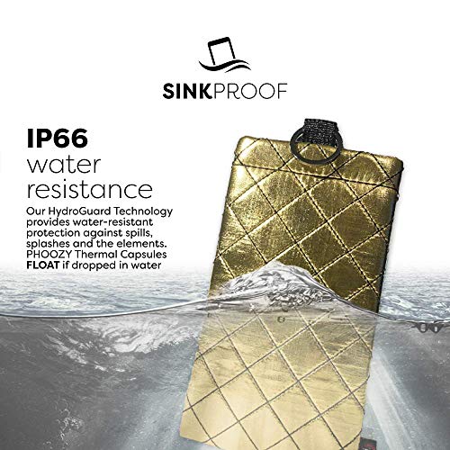 Phoozy Apollo Ii Thermal Phone Case With Antimicrobial Lining And Keyring - As Seen On Shark Tank - Insulated Cold Weather Case Prevents Freezing, Extends Battery Life, Drop Proof (Gold - Large) #TOP6