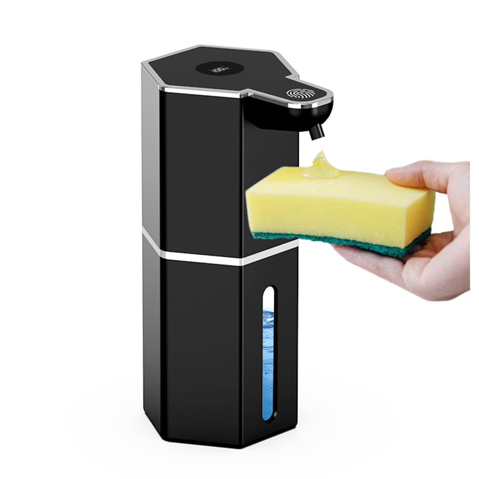 Contactless Automatic Liquid Soap Dispenser Large Capacity Strong ABS Structure Container Contactless Bathroom Soap Dispenser for Bathroom Countertop