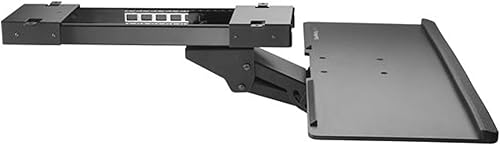 Miniatura 3 de StarTech.com Bandeja para teclado debajo del escritorio, ajustable, cajón para teclado, soporte para teclado de computadora, estante para teclado de