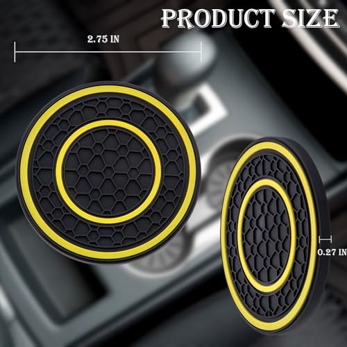 2 Pack Posavasos de Silicona para Auto 2.75 Pulg miniatura 2