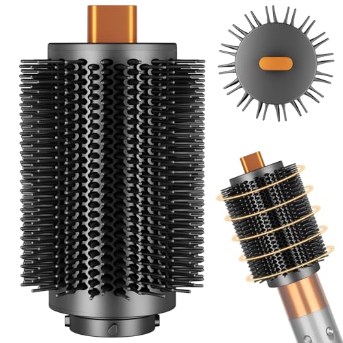 Image of Upgraded Large Round Volumizing Brush Attachment for Dyson Airwrap HS01 /05 /08, Round Brush for Dyson Air wrap Accessories for Straighten Fast Dry Big Curls Add Volume