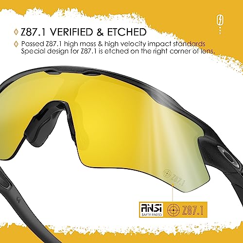 Image of ANSI Z87.1 Replacement Lenses Compatible with Oakley Oil Rig Sunglasses