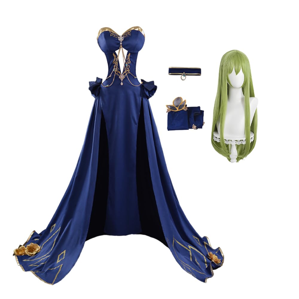 DEXSHUN CC Cosplay kostium Anime Cosplay Stroje CC Czarna sukienka, mundur Spódnica, przebranie, na Halloween, karnawał, imprezę, ubrania, kompletny zestaw akcesoriów