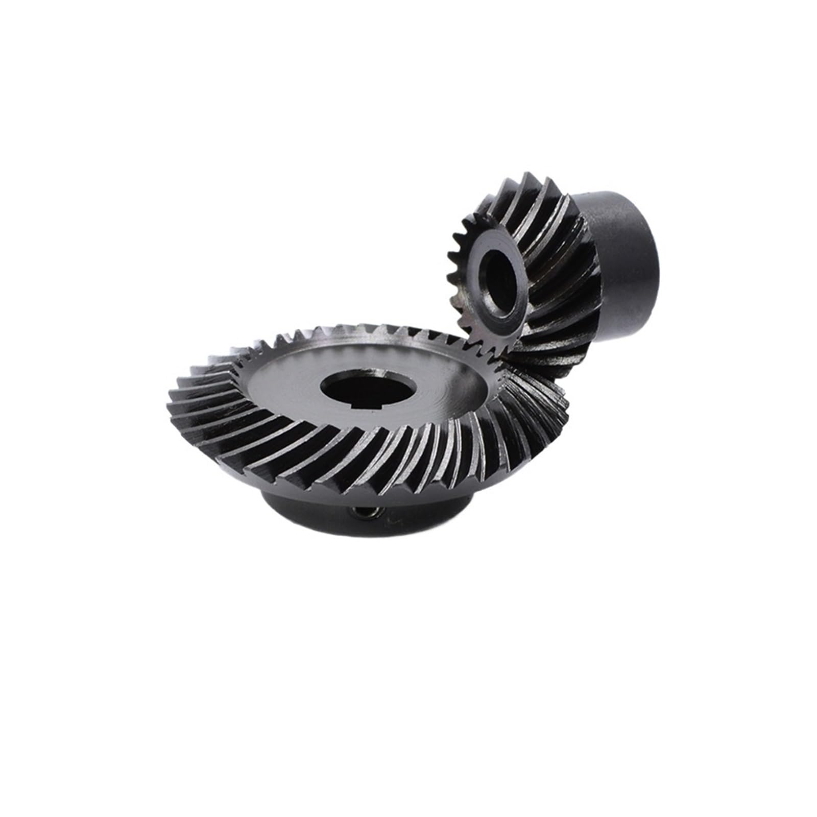 Bevel Gear Pinion Hardware Mechanical Two Pieces Spiral Helical Bevel Gear 1.5M20T+40T Ration 1 to 2 Machine Parts