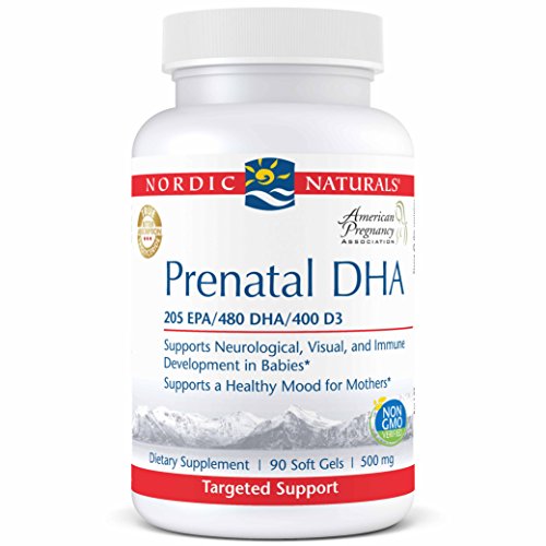 Nordic Naturals Pro Prenatal DHA - 480 mg DHA, 400 IU D3, Targeted