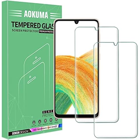 AOKUMA Cristal Templado Samsung Galaxy A33 5G Cover