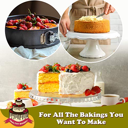 Image of HIWARE 10 Inch Non-stick Springform Pan with Removable Bottom /Leakproof Cheesecake Pan