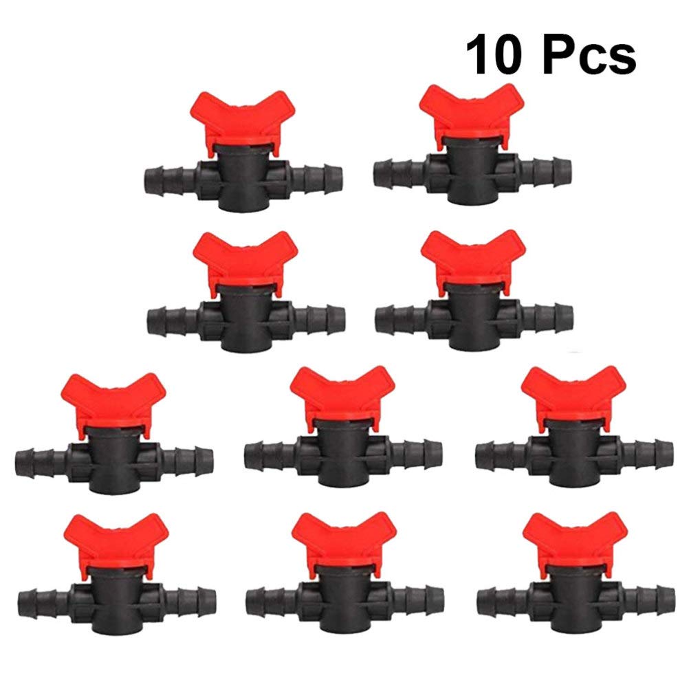 Buy Yardwe10 Pack Drip Irrigation Barbed Ball Valve 16mm 1/2 Inch Drip