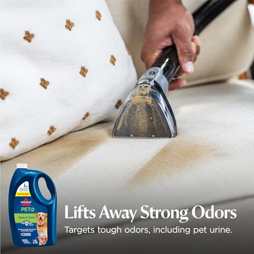 Image of Bissell Pet & Stain Odor Full Size Deep Cleaner Machine Solution, 1 Gallon, 99K5Y