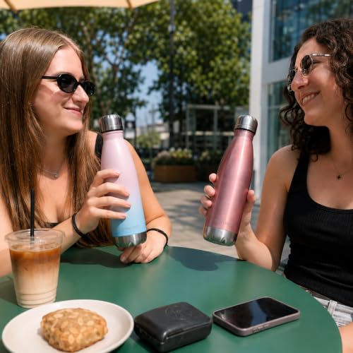 Image of CHILLOUT LIFE 17oz Insulated Stainless Steel Water Bottle, Leak Proof