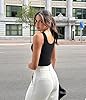 Bafully Kroppsbeh氓llare Shapewear Shapewear Bodysuit Shapewear Underkl盲der Smal Platt Mage Bantning Shaping med Avtagbar #4