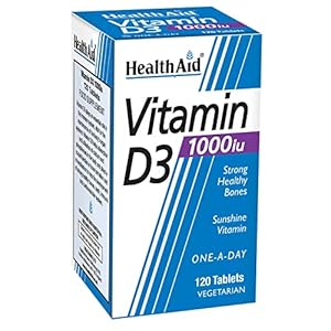 HealthAid Vitamin D3 1000iu Tablet Pack of 120