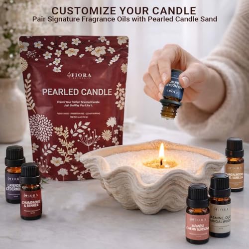 Image of Premium Fragrance Oil Set - Highly Concentrated Scented Oils for Candle Making, Soap, Wax Melts & Home Fragrance, Long Lasting Aroma Oils Gift Set for Diffusers & DIY, Aromatherapy Mothers Day Gift