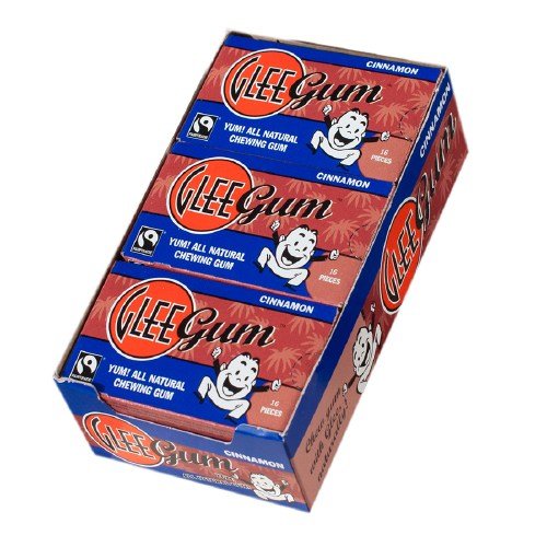 Glee Gum Chewing Gum, Cinnamon, 12 pk 16 ea (Pack of 1