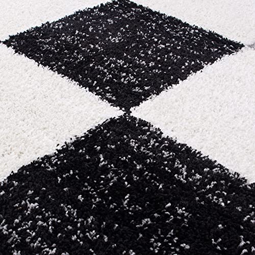 THE RUGS Area Rug, Modern Luxury Shaggy Rug, Multicolour Pattern Carpet, Ultra Soft for Bedroom Living Room, Kids Room - Image 4