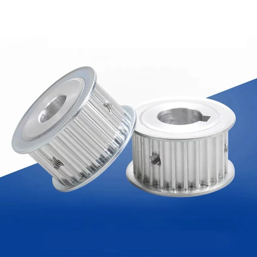 Polea de distribución 24T/25T tipo AF con chavetero de aleación de aluminio con diámetro interior de 8-22 mm | 14mm-keyway 5x2.3mm,24T (1pcs),31mm(for belt 30mm)